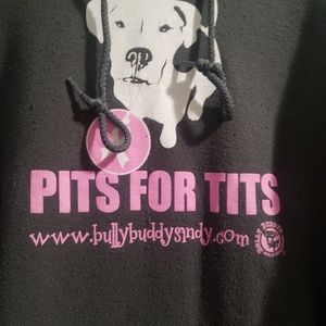Breast cancer/Pitbull foundation hoodie